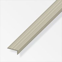 alfer Abschlussprofil 1 m, 25 x 10 mm PVC (Kunststoff) glatt braunbeige Profil von ALFER