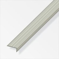 alfer Abschlussprofil 1 m, 25 x 10 mm PVC (Kunststoff) glatt graubeige Profil von ALFER