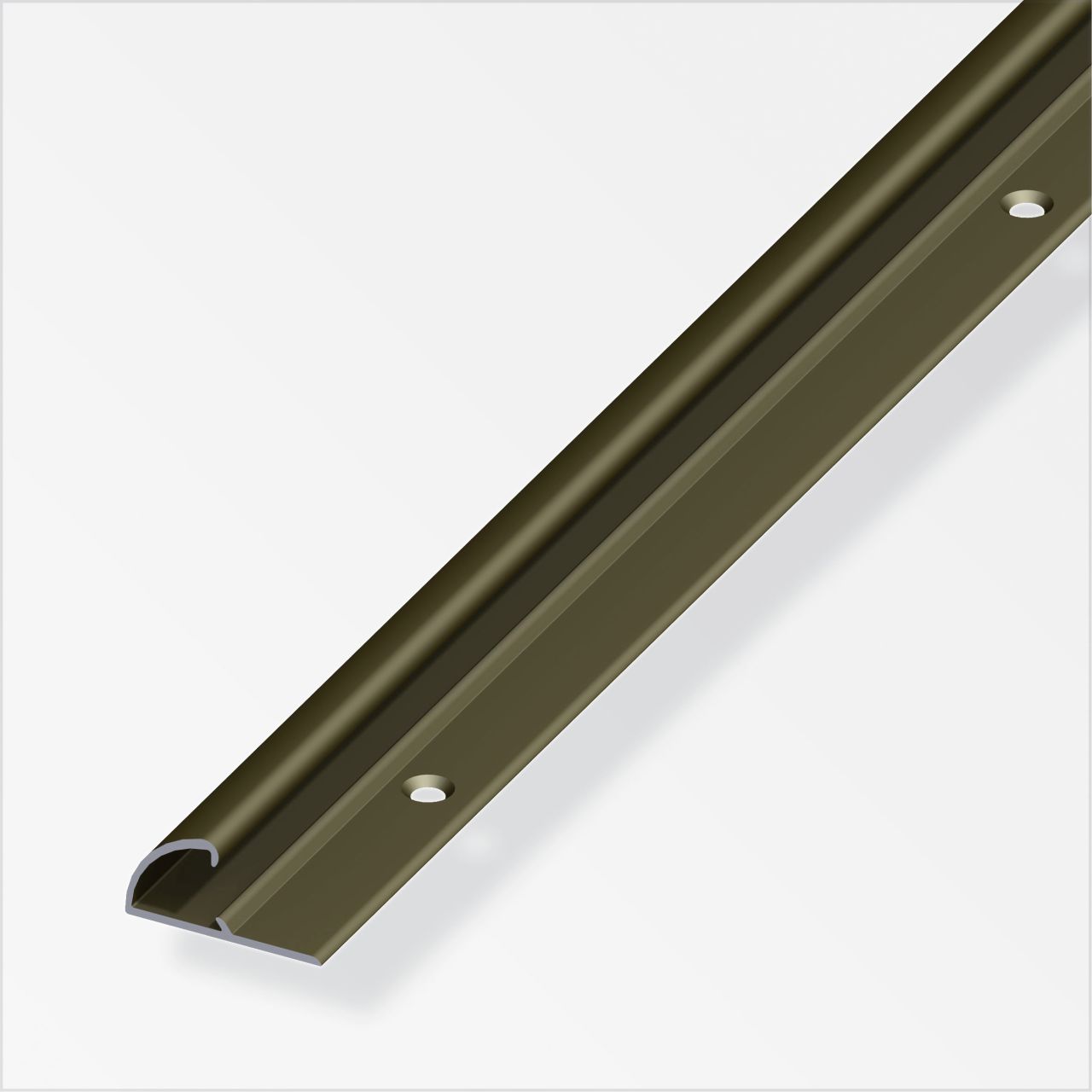 alfer Einfassprofil 1 m, 26 x 13 mm Aluminium eloxiert bronze von ALFER