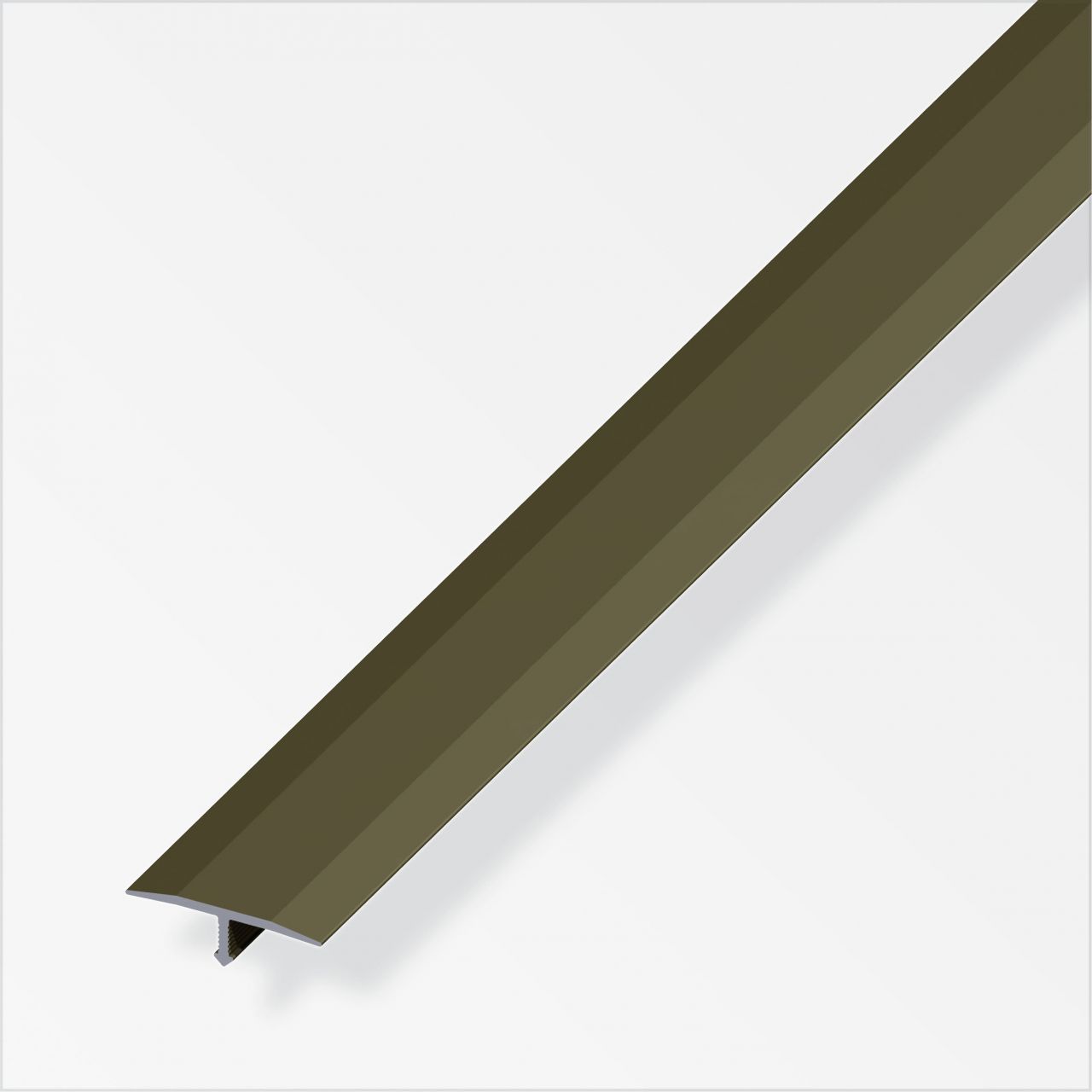 alfer Fugenabdeckprofil 1 m, 6 x 14 mm Aluminium eloxiert bronze von ALFER