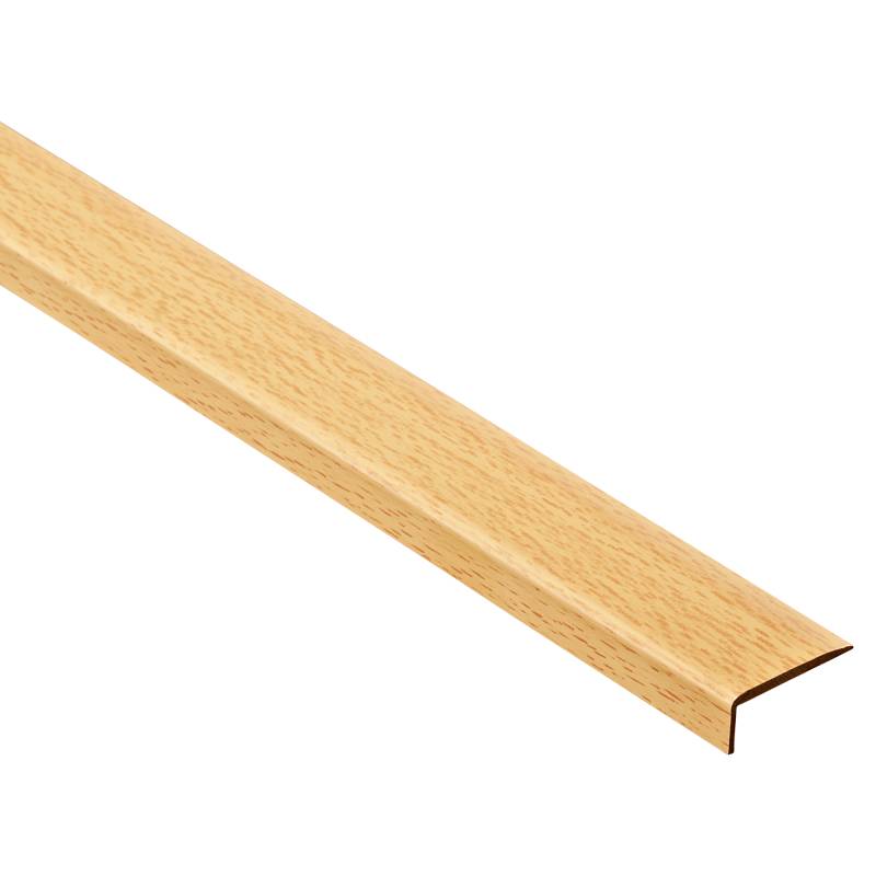 alfer PVC-Abschlussprofil 'clipstech®' buchefarben 25 x 8 x 2000 mm von ALFER