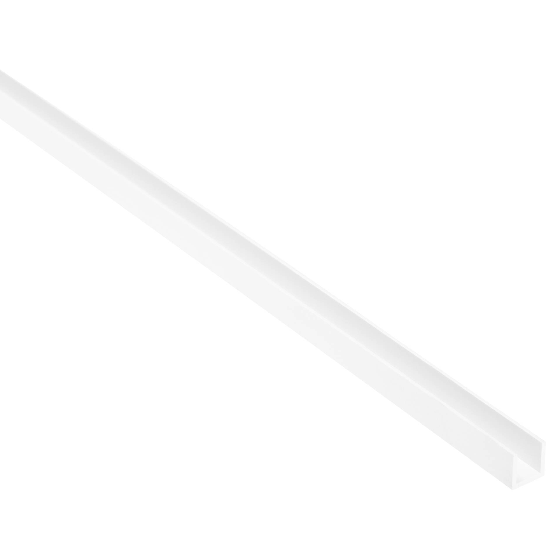 alfer Quadrat-U-Profil PVC weiß 1000 x 11,5 mm alfer Quadrat-U-Profil PVC weiß 1000 x 11,5 mm von ALFER
