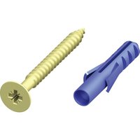 alfer Schrauben und Dübel 3 x 30 mm verzinkt messing - 10 Stk. Gewindeschrauben alfer Schrauben und Dübel 3 x 30 mm verzinkt messing - 10 Stk. Gewindeschrauben von ALFER