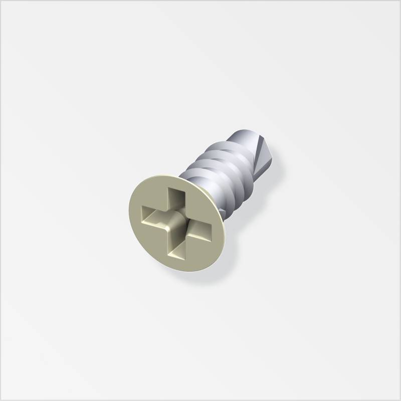 alfer Senkkopfschrauben Stahl Ø 2,9 x 9,5 mm 10 Stück von ALFER