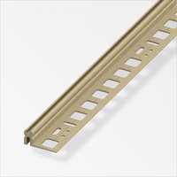 alfer Träger-Profil 1 m, 16 x 30 mm PVC (Kunststoff) glatt caramel Übergangsprofile von ALFER