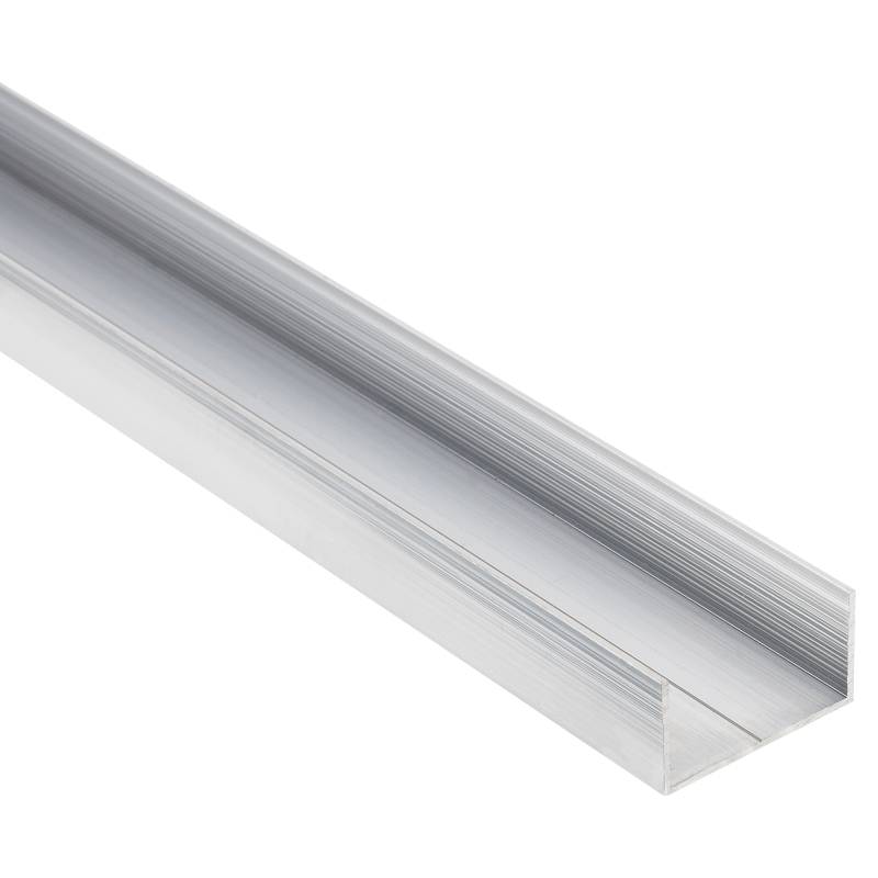 alfer U-Rechteckprofil Aluminium 1000 x 43,5 x 23,5 x 1,5 mm von ALFER