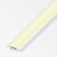 alfer Übergangs-Profil 1 m, 33 mm Aluminium eloxiert champagner champagner Übergangsprofile von ALFER