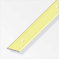 alfer Übergangsprofil 2 m, 30 x 2 mm Aluminium eloxiert messing Übergangsprofil von ALFER