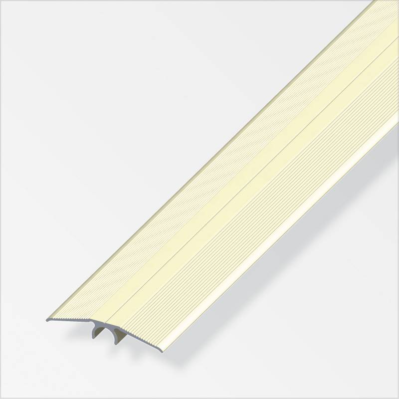 alfer Übergangsprofil 'clipstech®' Aluminium champagner 2000 x 46 mm von ALFER