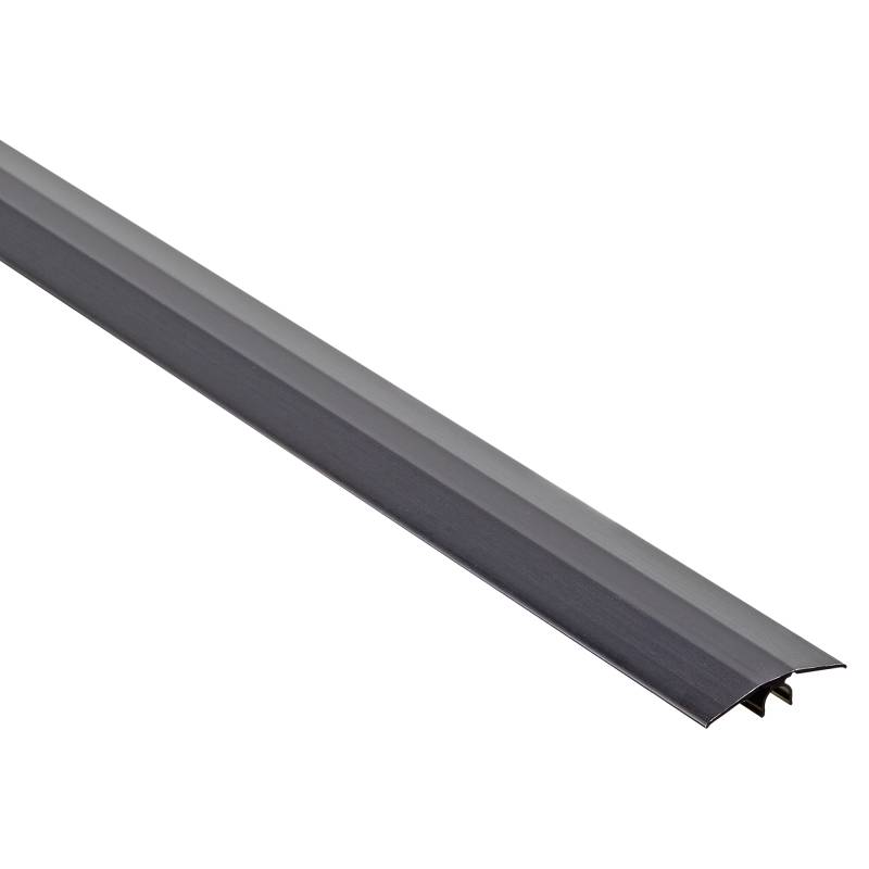 alfer Übergangsprofil 'clipstech®' Aluminium schwarz 1000 x 46 mm von ALFER