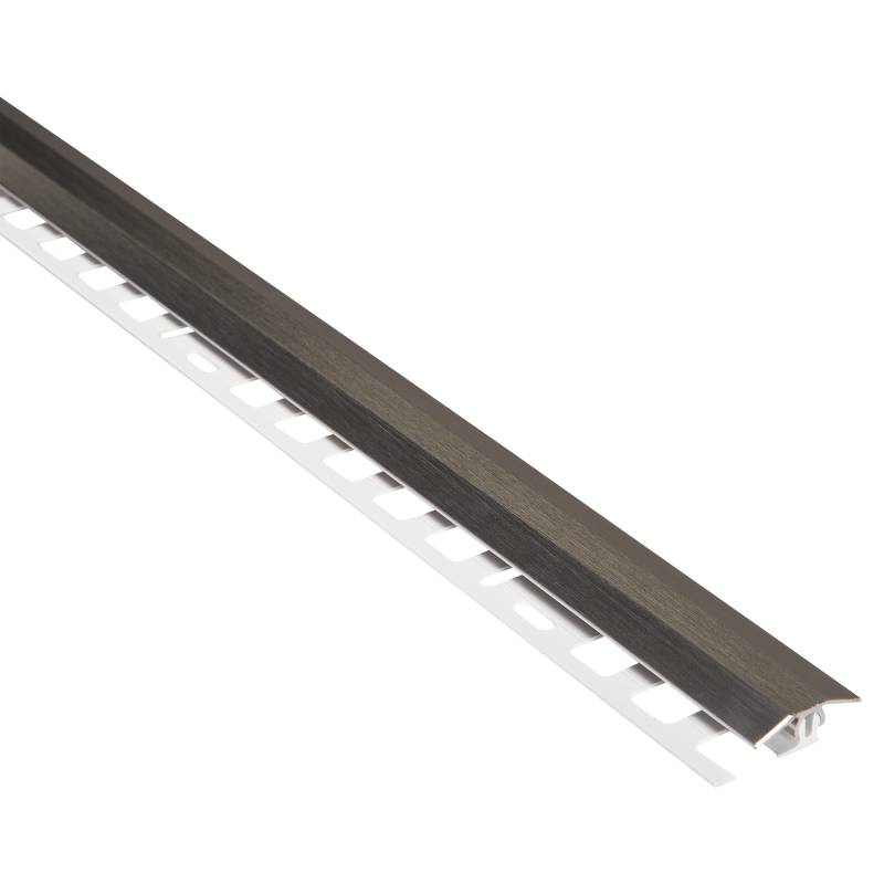 alfer Übergangsprofil 'clipstech®-mini' Aluminium silber 1000 x 25 mm von ALFER