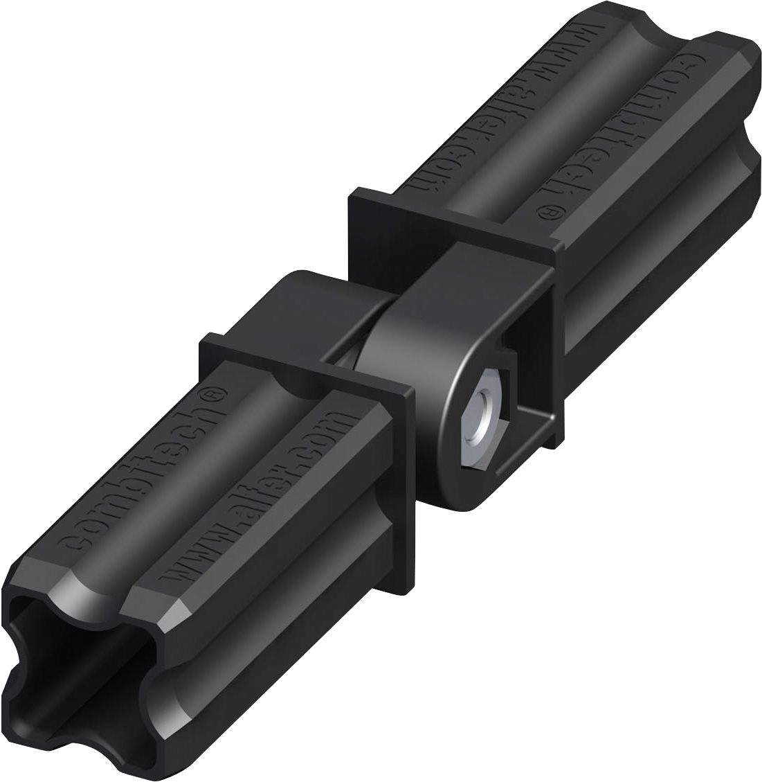 alfer Gelenk-Verbinder, 2 Zapfen 23.5 mm 23.5 mm Kunststoff glatt schwarz von ALFER