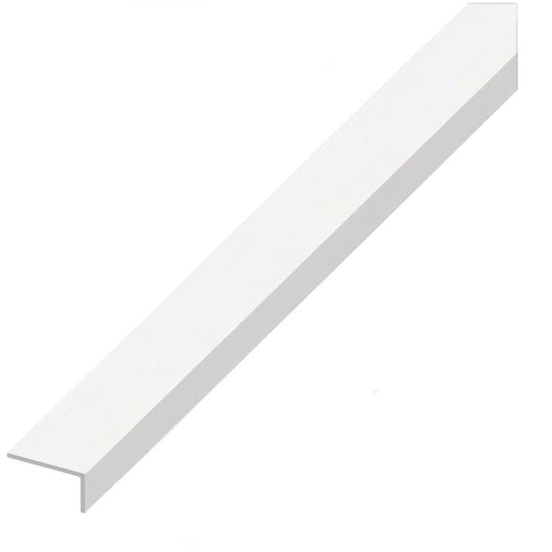 alfer Winkel 1 m, 13 x 22 mm PVC (Kunststoff) glatt weiss von ALFER