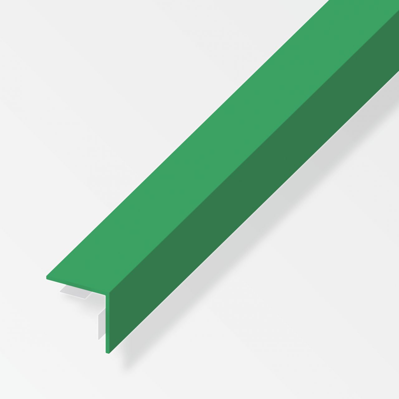 alfer Winkel 1 m, 30 x 30 mm PVC (Kunststoff) glatt grün von ALFER