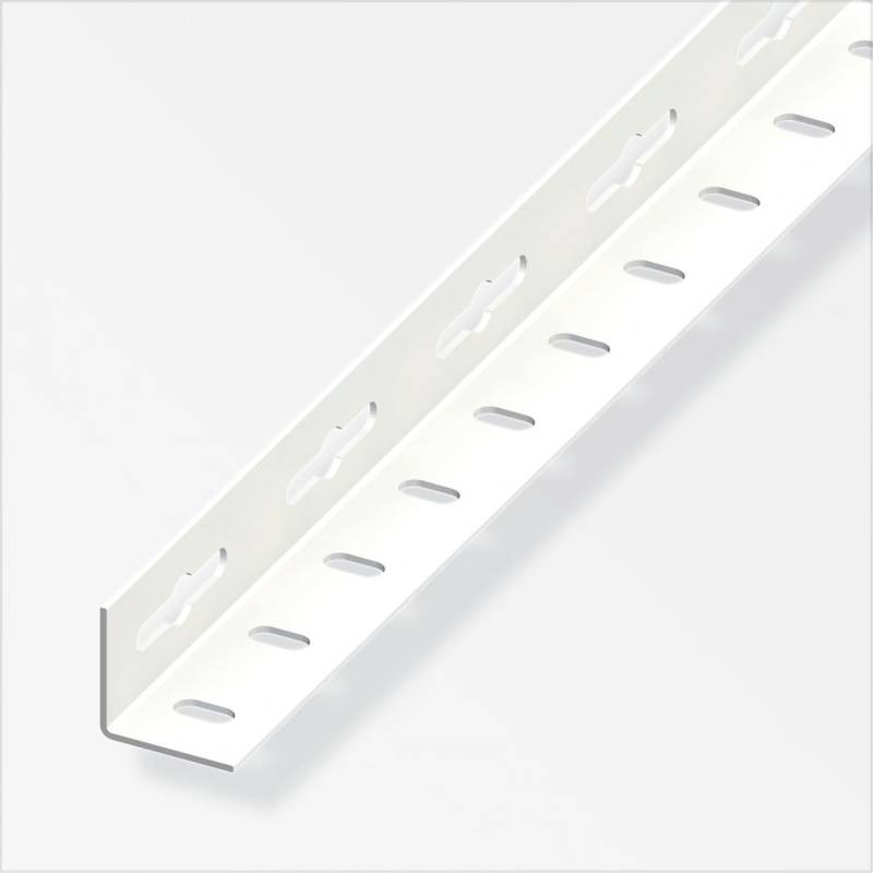 alfer Winkel 1 m, 35.5 x 35.5 mm Stahl beschichtet weiss von ALFER