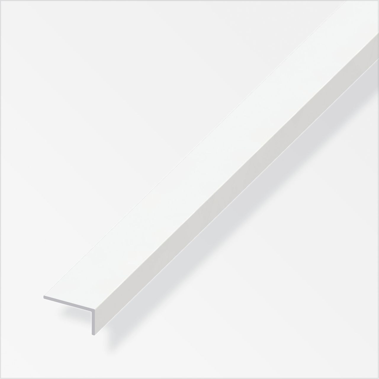 alfer Winkel 1 m, 16 x 19 mm PVC (Kunststoff) glatt weiss von ALFER