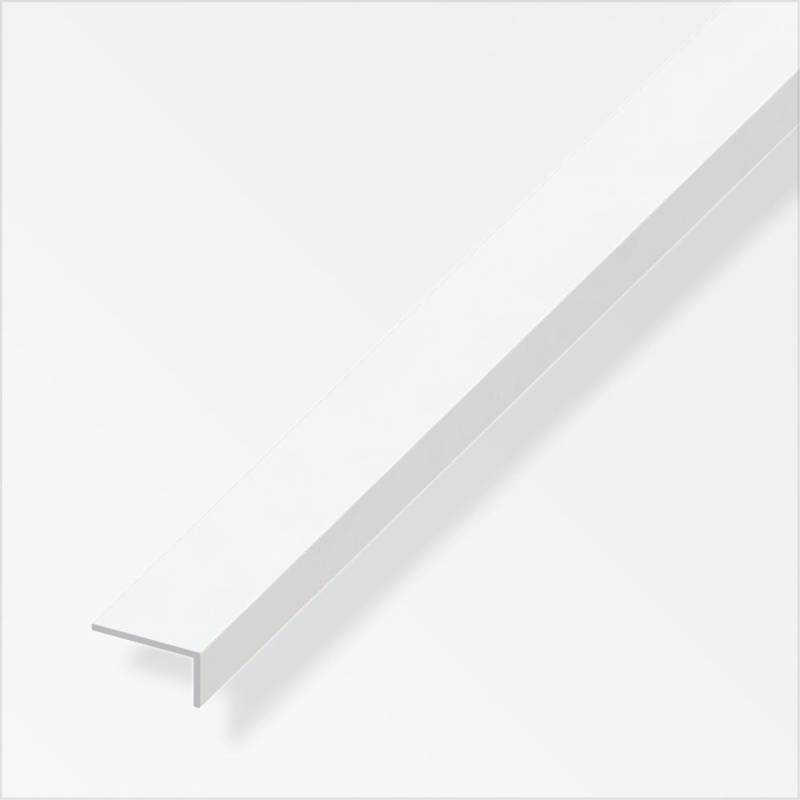 alfer Winkel 1 m, 16 x 19 mm PVC (Kunststoff) glatt weiss von ALFER
