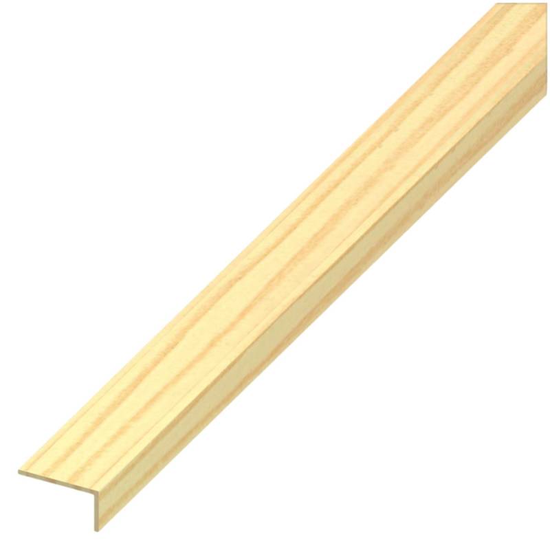 alfer Winkelprofil 1 m, 16 x 25 mm PVC (Kunststoff) kiefer von ALFER