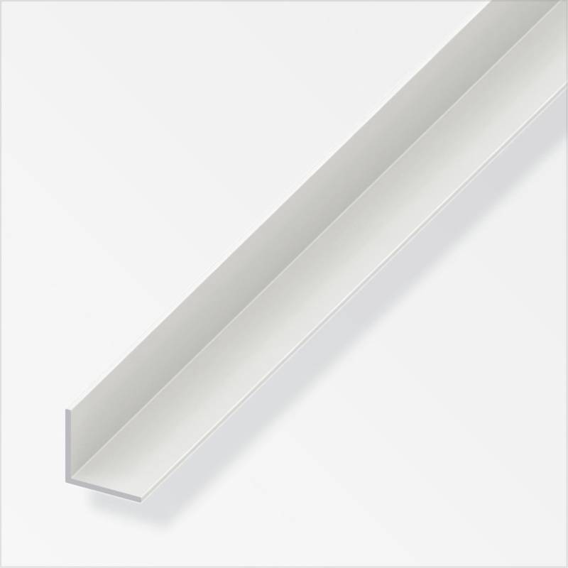 alfer Winkel 1 m, 30 x 30 mm PVC (Kunststoff) glatt weiss von ALFER