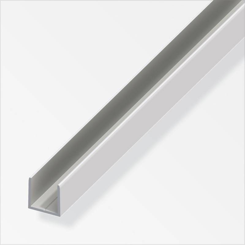 alfer clampline-U-Profil 2 m, 7.9 x 10 x 1.5 mm Aluminium eloxiert silber von ALFER