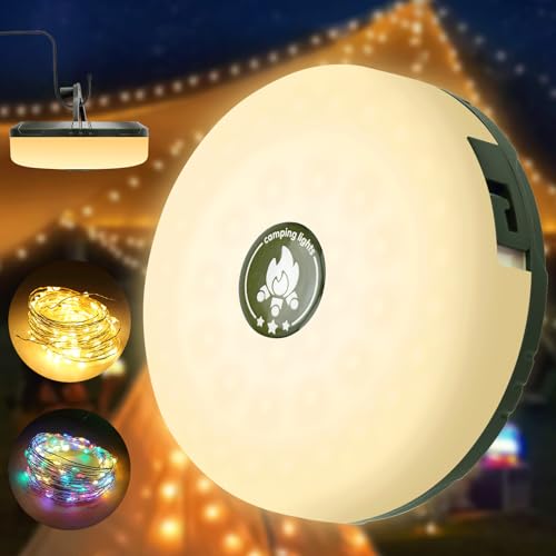 ALFFREUDE Camping Lichterkette Aufrollbar 4-in-1 Aufrollbare Lichterkette Tragbare Lichterkette Camping mit 8 Beleuchtungsmodi Wasserdicht Campinglampe Outdoor LED Lichterkette für Camping Hof Party ALFFREUDE Camping Lichterkette Aufrollbar 4-in-1 Aufrollbare Lichterkette Tragbare Lichterkette Camping mit 8 Beleuchtungsmodi Wasserdicht Campinglampe Outdoor LED Lichterkette für Camping Hof Party von ALFFREUDE
