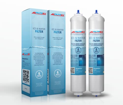 2-pack externer Kühlschrank Wasserfilter kompatibel mit Samsung DA29-10105J Aqua Pure HAFEX/EXP DA99-02131B WSF-100 EF9603 HAIER LG 2-pack externer Kühlschrank Wasserfilter kompatibel mit Samsung DA29-10105J Aqua Pure HAFEX/EXP DA99-02131B WSF-100 EF9603 HAIER LG von ALFILTREX