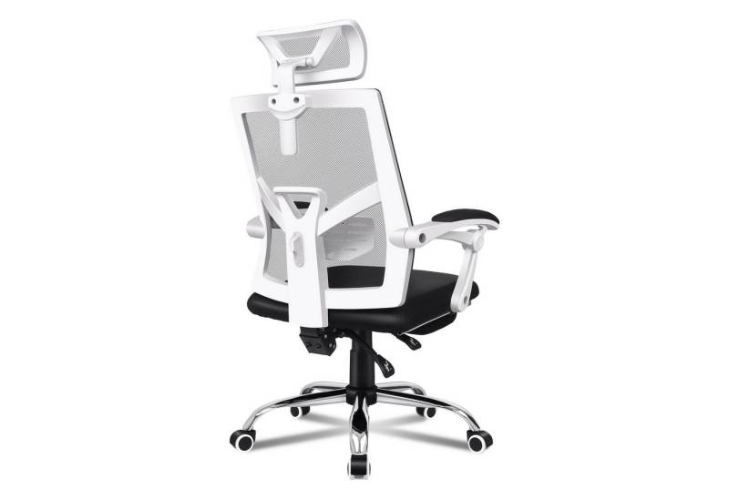 ALFORDSON Bürostuhl Ergonomischer aus Netzgewebe, 150° Neigung, ausziehbare Fußstütze, verstellbare Sitzhöhe, 360° drebar von ALFORDSON