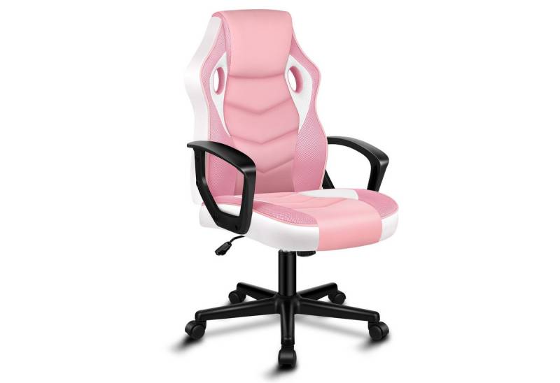 ALFORDSON Bürostuhl Racing Schreibtischstuhl, Drehbarer PC-Gaming-Stuhl (1 St), Ergonomischer, höhenverstellbarer und gepolsterter Polsterstuhl von ALFORDSON