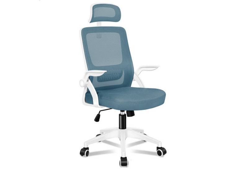 ALFORDSON Bürostuhl mit S-Kurven-Design und hochwertigen Materialien, 360° drehbar und 10 cm höhenverstellbar für Sitzen von ALFORDSON
