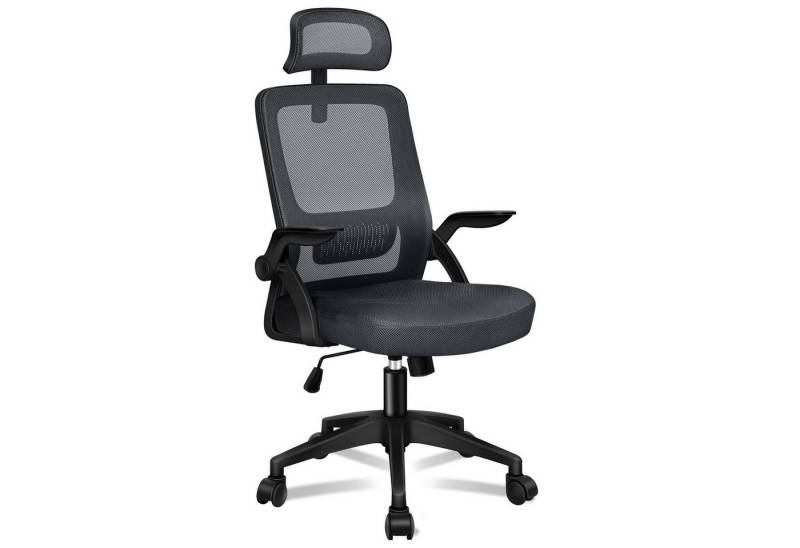 ALFORDSON Bürostuhl mit S-Kurven-Design und hochwertigen Materialien, 360° drehbar und 10 cm höhenverstellbar für Sitzen von ALFORDSON