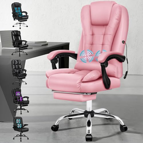ALFORDSON Massage-Bürostuhl Gaming Chefsessel PU-Leder Computer Rennsitz, PU-Leder, Rosa ALFORDSON Massage-Bürostuhl Gaming Chefsessel PU-Leder Computer Rennsitz, PU-Leder, Rosa von ALFORDSON