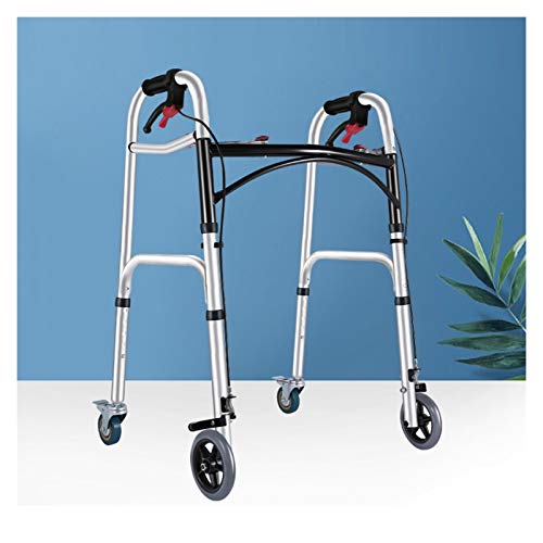 Falten Rollator Gehgestell Mit 4 Räder for Senioren, Mobilitätshilfe for Handicap, Leicht Erwachsene Rollen Rehabilitationstrainer ALGFree (Size : A) von ALGFree-Sun Sonnensegel