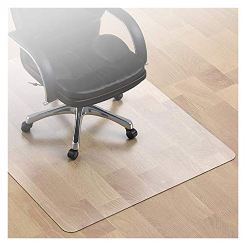 ALGFree Bürostuhl Unterlage Transparente Bodenschutzmatte PVC Bodenteppich Wasserdicht Kratzfest Klare Schreibtischabdeckung, Anpassbar (3.0mm,80x80cm) von ALGFree