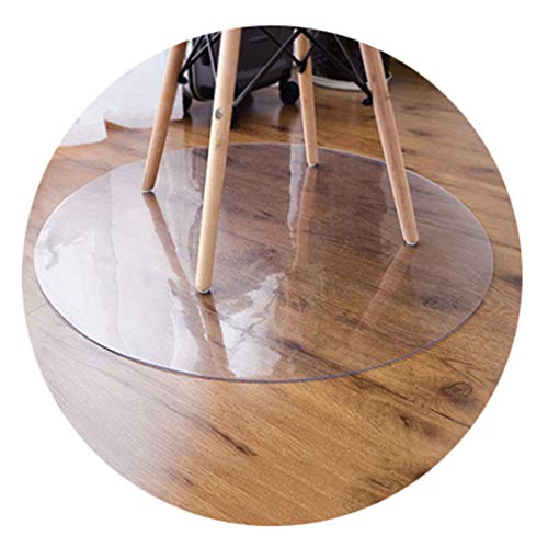 ALGFree Chair Mat for Hardwood Floor Round PVC Scuff Resistant Sound Absorbent Office Chair Mat Used for Home, Office Protection of The Floor (2.0mm,Diameter-135CM) von ALGFree