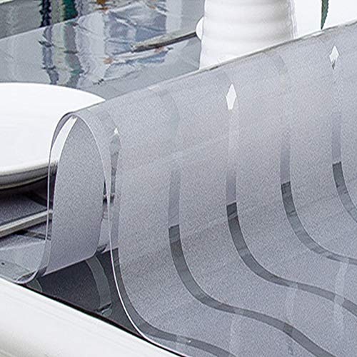 ALGFree Schreibtischstuhl Unterlage Wasserdicht Verbrühungshemmend Tischset rutschfest Mit Muster Bodenmatte Gelten Küche Esstisch TV-Schrank Vier Dicken (D-1mm,80cmX140cm) von ALGFree