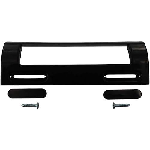ALGOMAS® Universeller Kühlschrankgriff | inklusive 2 Schrauben und Zierleisten | verstellbar von 8,5 bis 16 cm | Schwarz von ALGOMAS