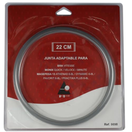 ALGOMAS® Silikon-Schnellkochtopfdichtung | kompatibel mit Bra, Monix, Magefesa, Vitesse, Quick, Favorit, Active Pro und mehr | Modelle ab 2013 von ALGOMAS