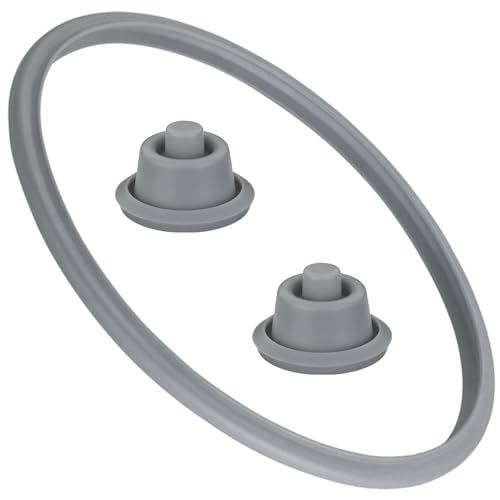 ALGOMAS WMF Perfect Topfdichtung + 2 Indikatordichtungen (hohes Modell) | robustes Silikon | sichere Abdichtung und optimale Leistung | für WMF Perfect und Perfect Plus | Ø 22 cm innen / 24 cm ext von ALGOMAS