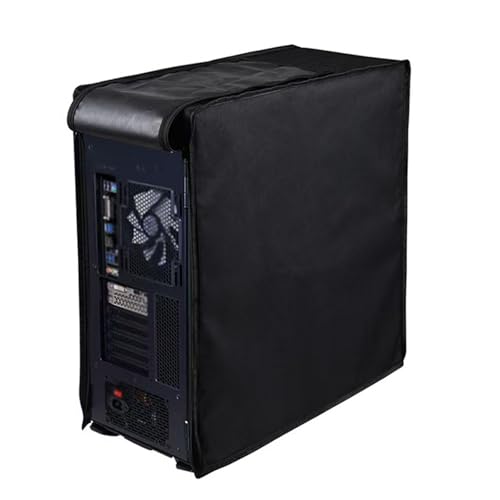 Computer CPU Staubschutz PC Staubschutz Fall Host Computer PC CPU Tower Protector Wasserdicht Kratzfest (Schwarz, 19,68 L x 8,26 B x 18,11 H) von ALHBEJT