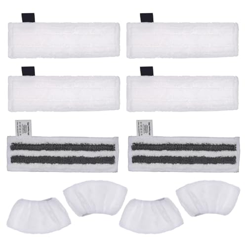 ALI2 10-teiliges Zubehör-Set für Dampfreiniger Kärcher Easyfix SC2 SC3 SC4 SC5, Zubehör für Kärcher Dampfreiniger, Reinigungstücher für Kärcher Dampfreiniger Boden von ALI2