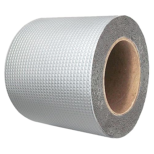 ALI2 Butylband,Super Wasserdichtes Klebeband,Butylkautschuk,Dichtungsband Selbstklebend Wasserdicht,Butyl Dichtband,Dach Reparaturband,Aluminium Klebeband (15 cm x 5 m) von ALI2