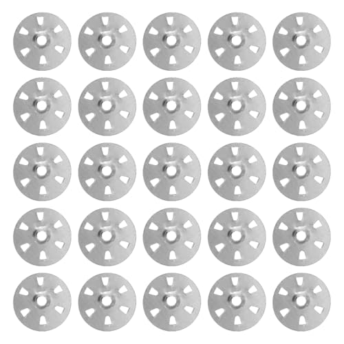ALI2 Unterlegscheiben 35mm,Edelstahl,Dämmplatten,Dämmstoffteller,Schaumstoffplatten Unterlegscheiben Zur Fixierung Und Unterstützung,100 Stück (100) von ALI2