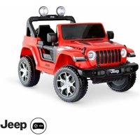 Elektroauto für Kinder 12V - jeep Wrangler Rubicon - Rot - Sweeek von SWEEEK