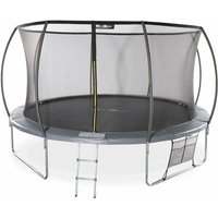 Trampolin 430CM mit innennetz und komplettkit - Grau - Sweeek von SWEEEK