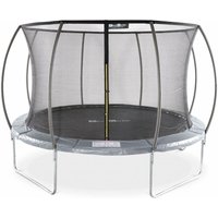 Sweeek - Trampolin 370cm mit Innennetz - Grau von SWEEEK