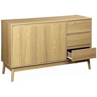 Anrichte mit Holzeffekt 2 Türen 120 cm - Sweeek von SWEEEK