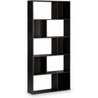 Sweeek - Bücherregal 5 Regale 10 Fächer von SWEEEK