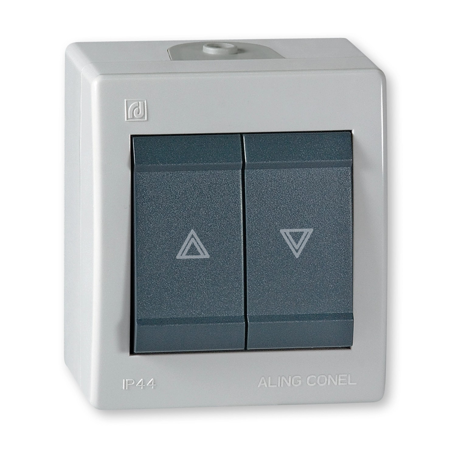 Aling-Conel Aufputz Jalousientaster 10AX250V IP 44 Grau Aling-Conel Aufputz Jalousientaster 10AX250V IP 44 Grau von ALING-CONEL