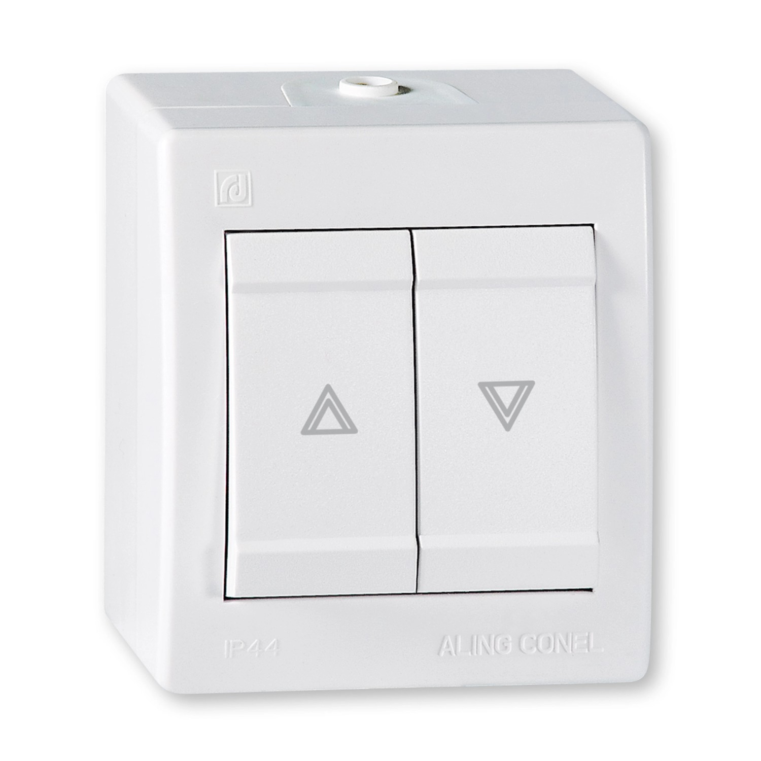Aling-Conel Aufputz Jalousientaster 10AX250V IP 44 Weiß Aling-Conel Aufputz Jalousientaster 10AX250V IP 44 Weiß von ALING-CONEL
