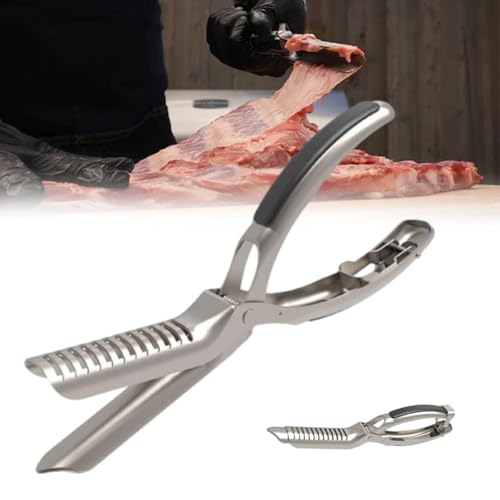 Rippchen Membran Entferner, Rippchen Vorbereitungswerkzeug BBQ Rippchen Enthäuter mit rutschfestem Griff for einfaches Entfernen der Membran, BBQ Rippchen Vorbereitungswerkzeug Küchenhelfer von ALINUOYQ